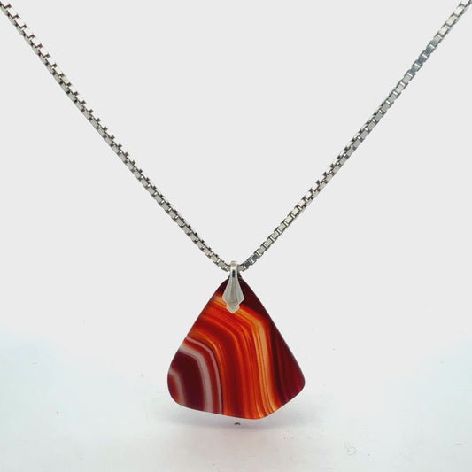 Silberkette 925 mit Naturstein - Video Präsentation