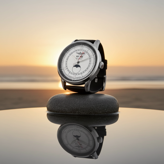 Breytenbach Automatik-Herrenarmbanduhr mit zahlreichen Funktionen.